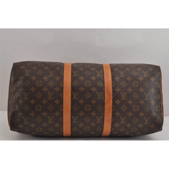 🔥Louis Vuitton Monogram Keepall 50 Boston Duffle Bag - Picture 13 of 16